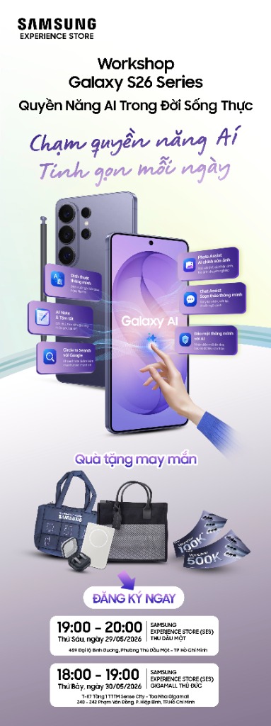 Workshop Galaxy S26 Flyer